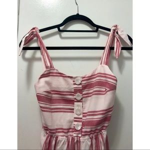 Zara Dresses - Zara striped red midi dress with pockets Zara Dresses - Zara striped red midi dress with pockets